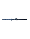 Dolce & Gabbana Blue Satin Silk Adjustable Neck Men Bow Tie by Dolce & Gabbana