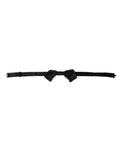Dolce & Gabbana Black Satin Silk Adjustable Neck Men Bow Tie by Dolce & Gabbana