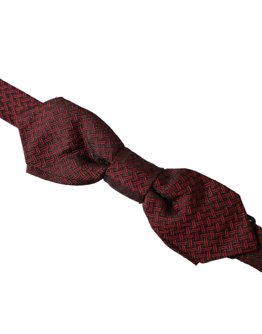 Dolce & Gabbana Red Silk Fantasy Adjustable Neck Men Bow Tie by Dolce & Gabbana