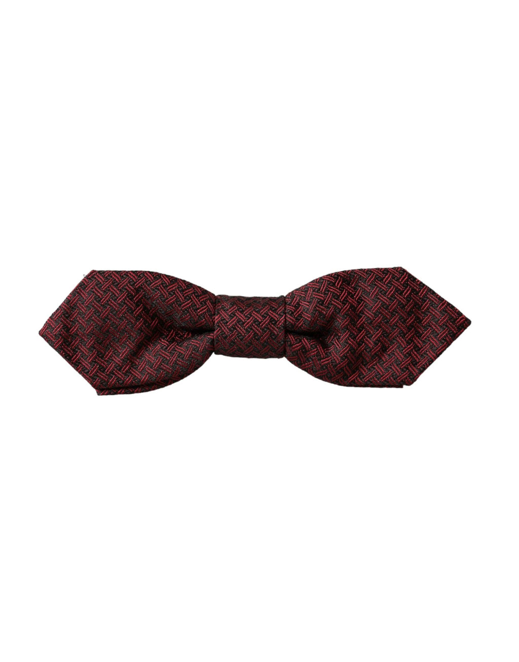 Dolce & Gabbana Red Silk Fantasy Adjustable Neck Men Bow Tie by Dolce & Gabbana
