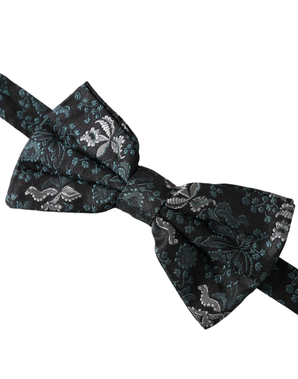 Dolce & Gabbana Multicolor Fantasy Floral Silk Adjustable Neck Men Bow Tie by Dolce & Gabbana