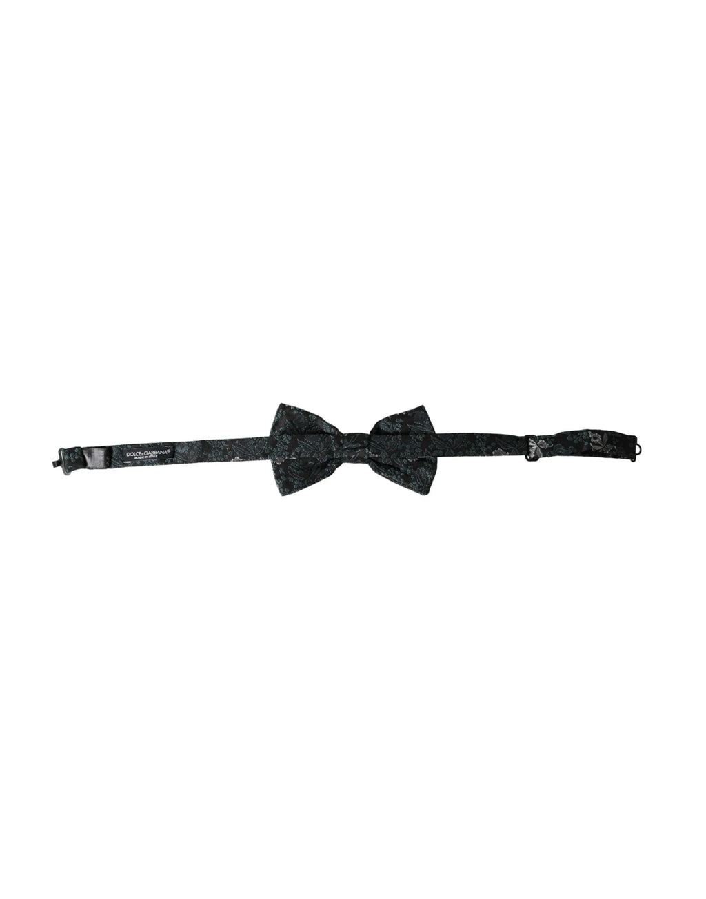 Dolce & Gabbana Multicolor Fantasy Floral Silk Adjustable Neck Men Bow Tie by Dolce & Gabbana