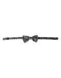 Dolce & Gabbana Black Floral Silk Adjustable Neck Men Bow Tie by Dolce & Gabbana