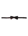 Dolce & Gabbana Red Black Floral Adjustable Neck Men Bow Tie by Dolce & Gabbana