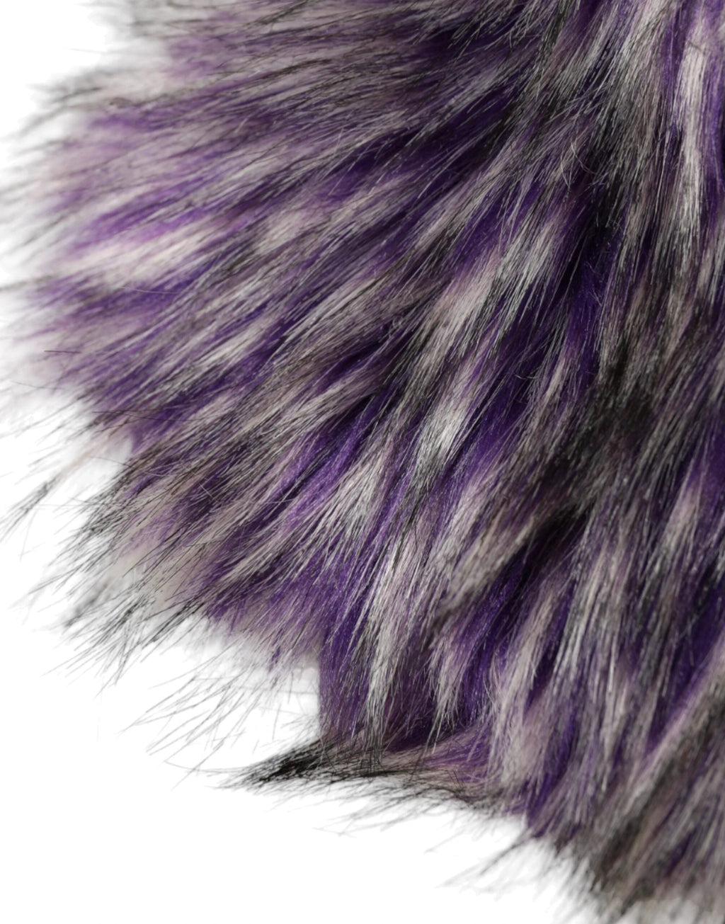 Dolce & Gabbana Purple Faux Fur Whole Head Wrap Hat by Dolce & Gabbana