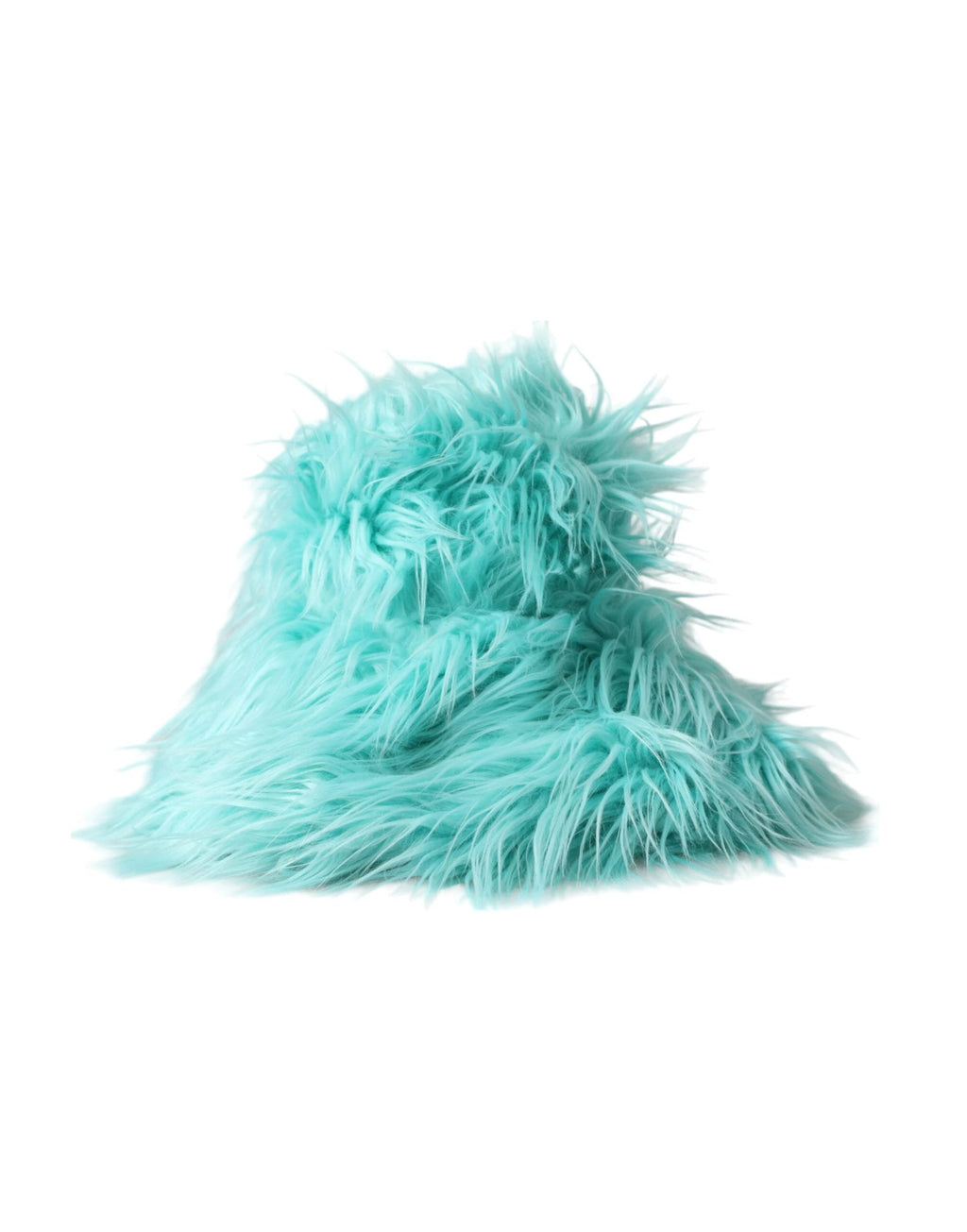 Dolce & Gabbana Mint Green Acrylic Fur Womens Bucket Hat by Dolce & Gabbana