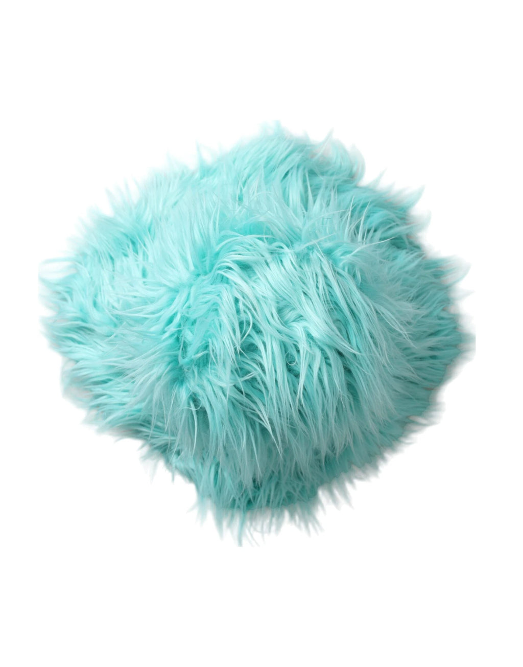 Dolce & Gabbana Mint Green Acrylic Fur Womens Bucket Hat by Dolce & Gabbana