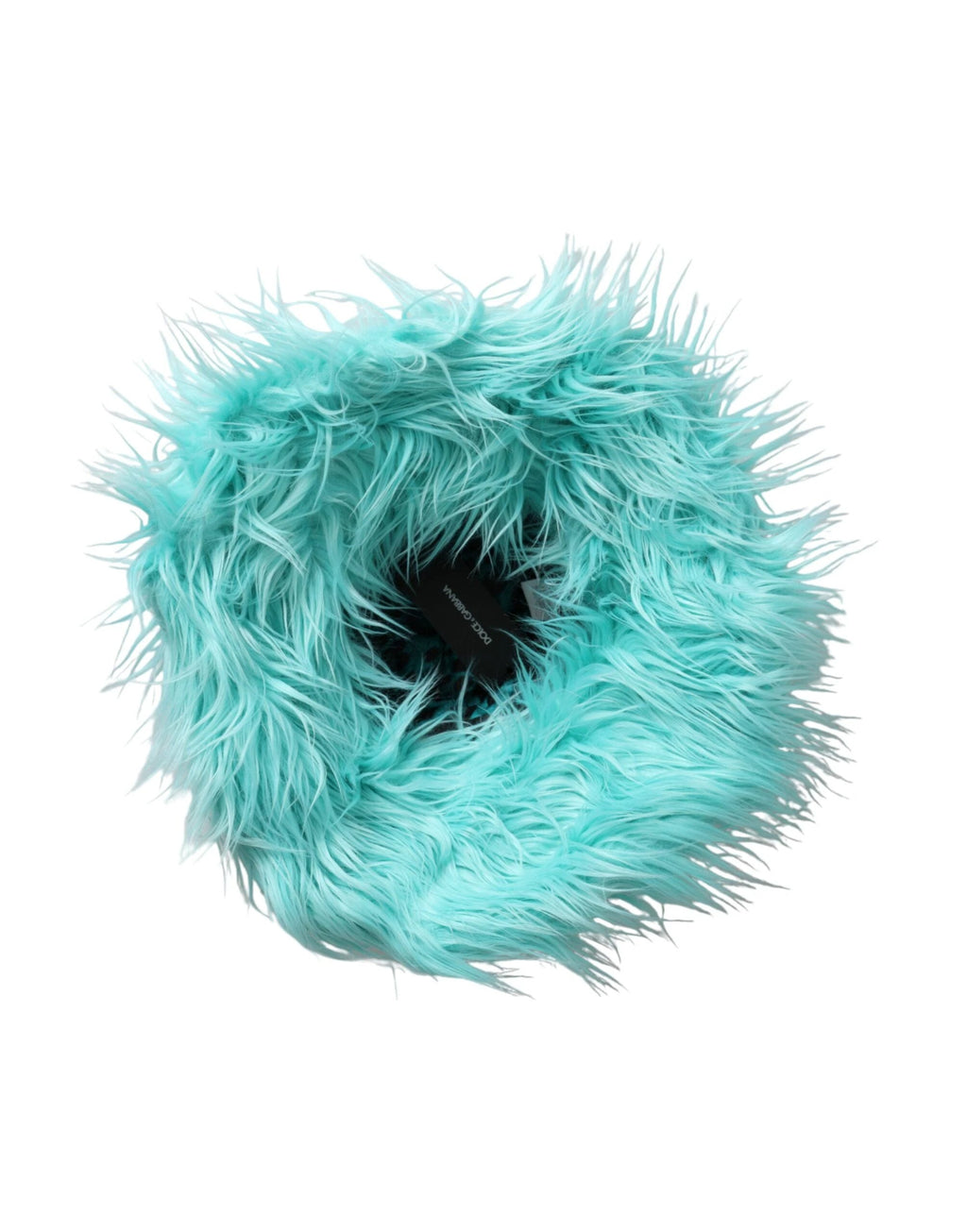 Dolce & Gabbana Mint Green Acrylic Fur Womens Bucket Hat by Dolce & Gabbana