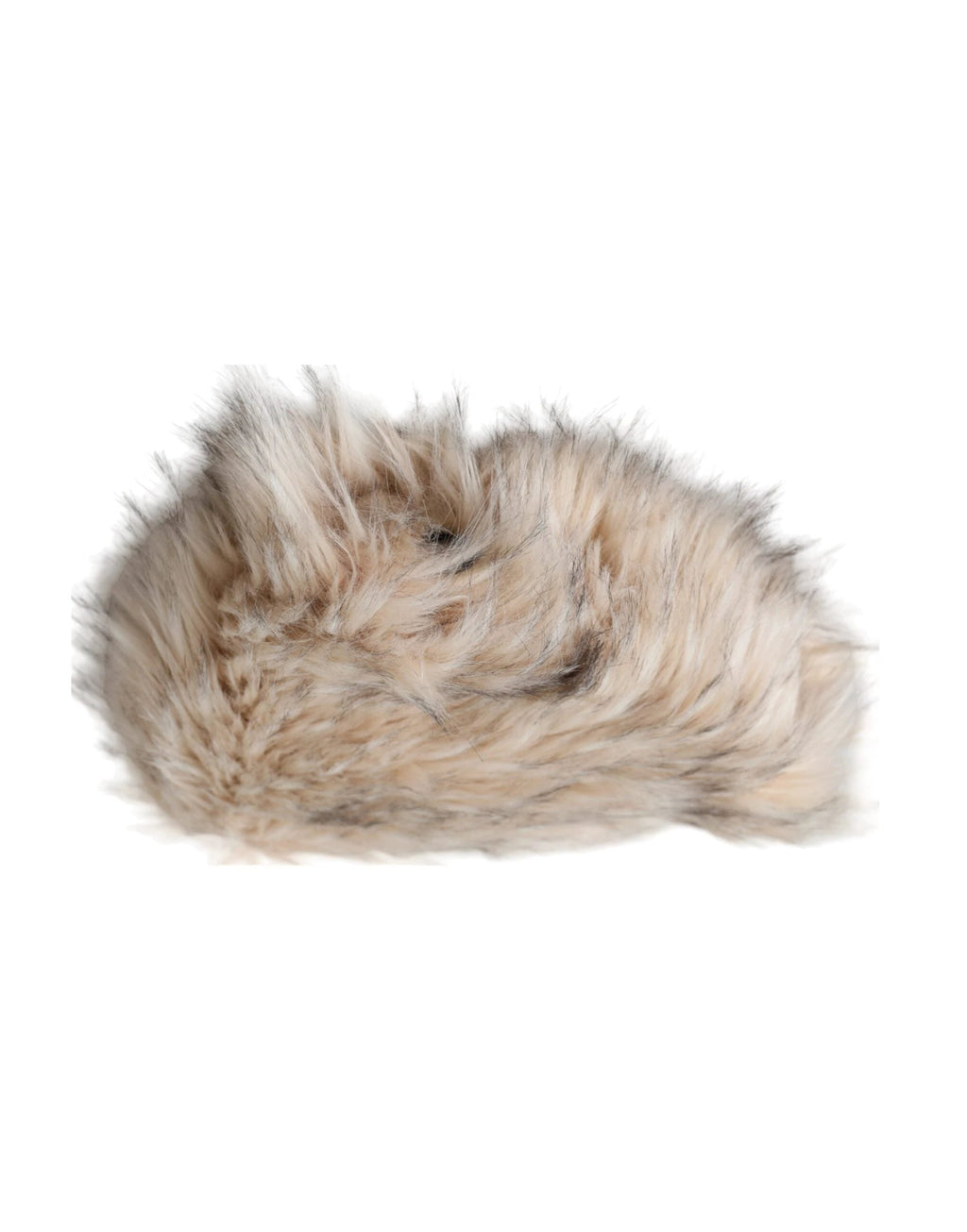 Dolce & Gabbana Beige Acrylic Fur Women Bucket Hat by Dolce & Gabbana