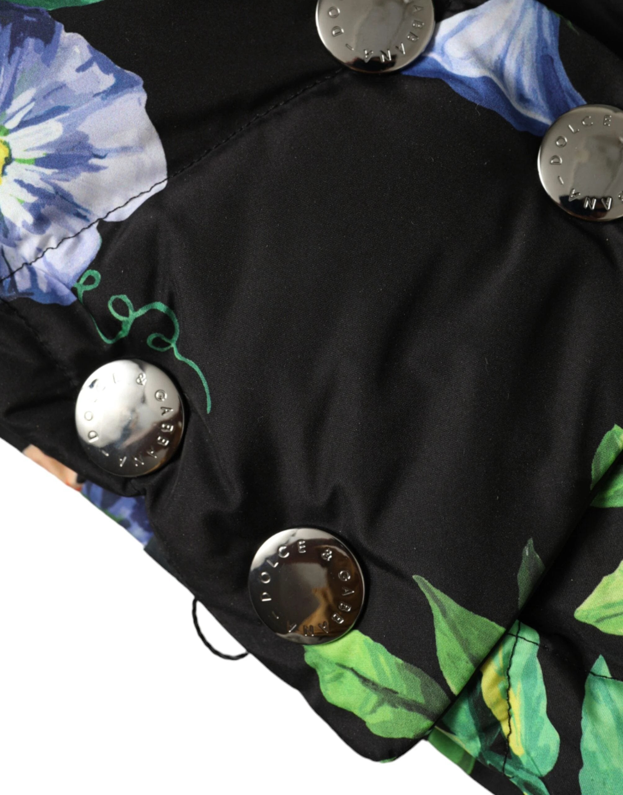 Dolce & Gabbana Black Floral Print Whole Head Wrap Hat by Dolce & Gabbana