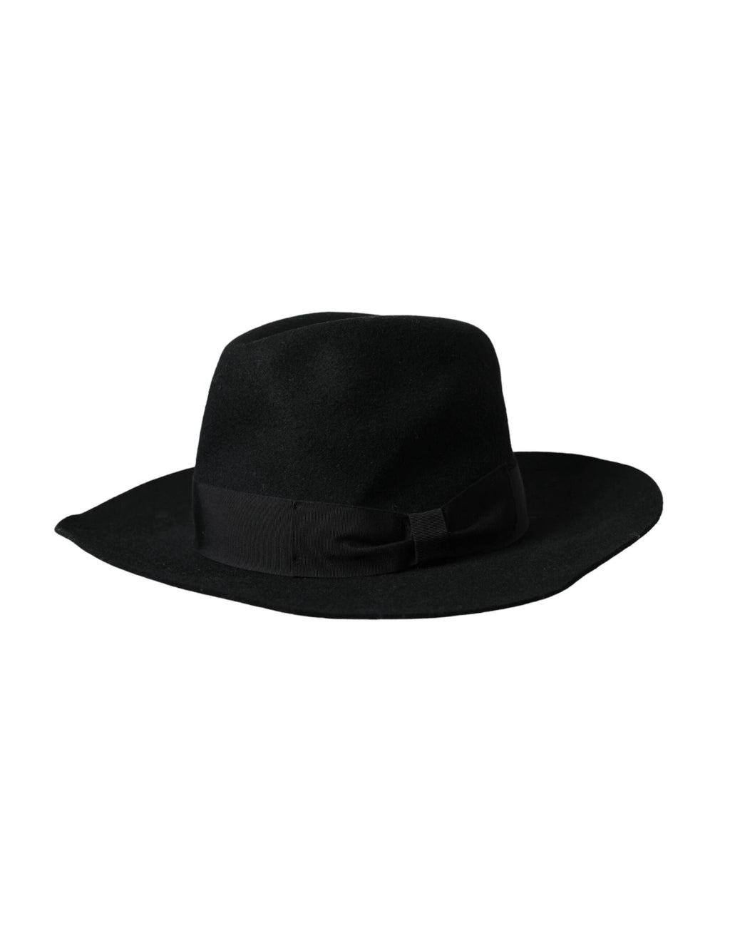 Dolce & Gabbana Black Rabbit Fedora Trilby Women Hat by Dolce & Gabbana