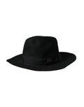 Dolce & Gabbana Black Rabbit Fedora Trilby Women Hat by Dolce & Gabbana