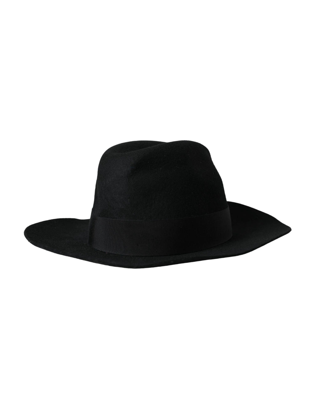 Dolce & Gabbana Black Rabbit Fedora Trilby Women Hat by Dolce & Gabbana