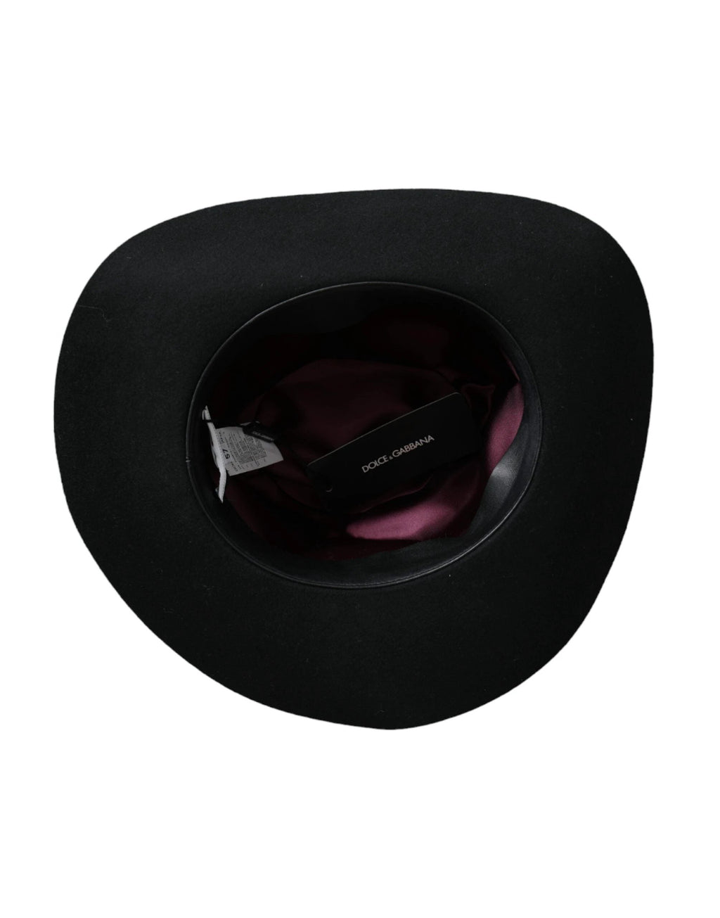 Dolce & Gabbana Black Rabbit Fedora Trilby Women Hat by Dolce & Gabbana