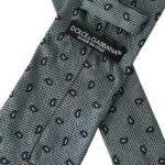 Dolce & Gabbana Green 100% Silk Patterned Adjustable Men Tie by Dolce & Gabbana