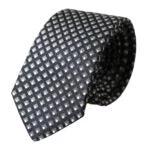 Dolce & Gabbana Black 100% Silk Patterned Adjustable Men Tie by Dolce & Gabbana