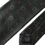Dolce & Gabbana Dark Gray 100% Silk Fantasy Adjustable Men Tie by Dolce & Gabbana