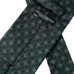 Dolce & Gabbana Green Silk Branded Logo Adjustable Men Tie by Dolce & Gabbana