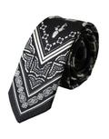 Dolce & Gabbana Black Patterned 100%Silk Adjustable Tie by Dolce & Gabbana