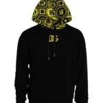 Dolce & Gabbana Black Logo Cotton Hooded Sweatshirt Sweater by Dolce & Gabbana