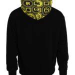 Dolce & Gabbana Black Logo Cotton Hooded Sweatshirt Sweater by Dolce & Gabbana