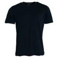Dolce & Gabbana Dark Blue Cotton Round Neck Short Sleeves T-shirt by Dolce & Gabbana