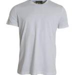 Dolce & Gabbana White Cotton Roundneck Short Sleeve T-shirt by Dolce & Gabbana
