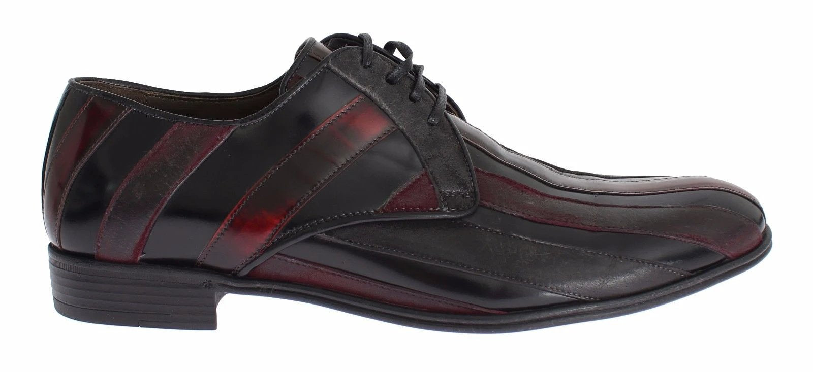 Dolce & Gabbana Black Bordeaux Leather Dress Formal Shoes by Dolce & Gabbana