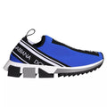 Dolce & Gabbana Blue Logo Low Top Sorrento Sneakers Shoes by Dolce & Gabbana