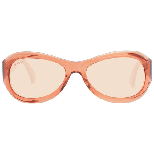 Lunettes de soleil en plastique marron Bally