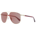 Lunettes de soleil BMW en métal doré
