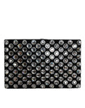 Dolce & Gabbana Black Velvet Crystal Clutch Evening Party Purse Bag by Dolce & Gabbana