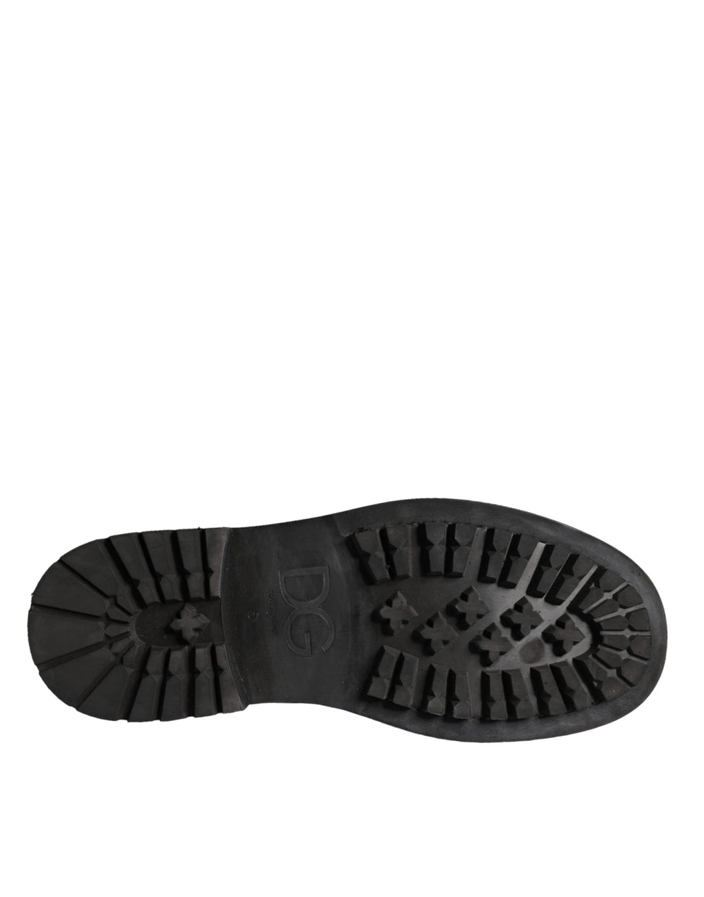 Dolce & Gabbana Black Lace Up Mid Calf Boots Men Shoes by Dolce & Gabbana