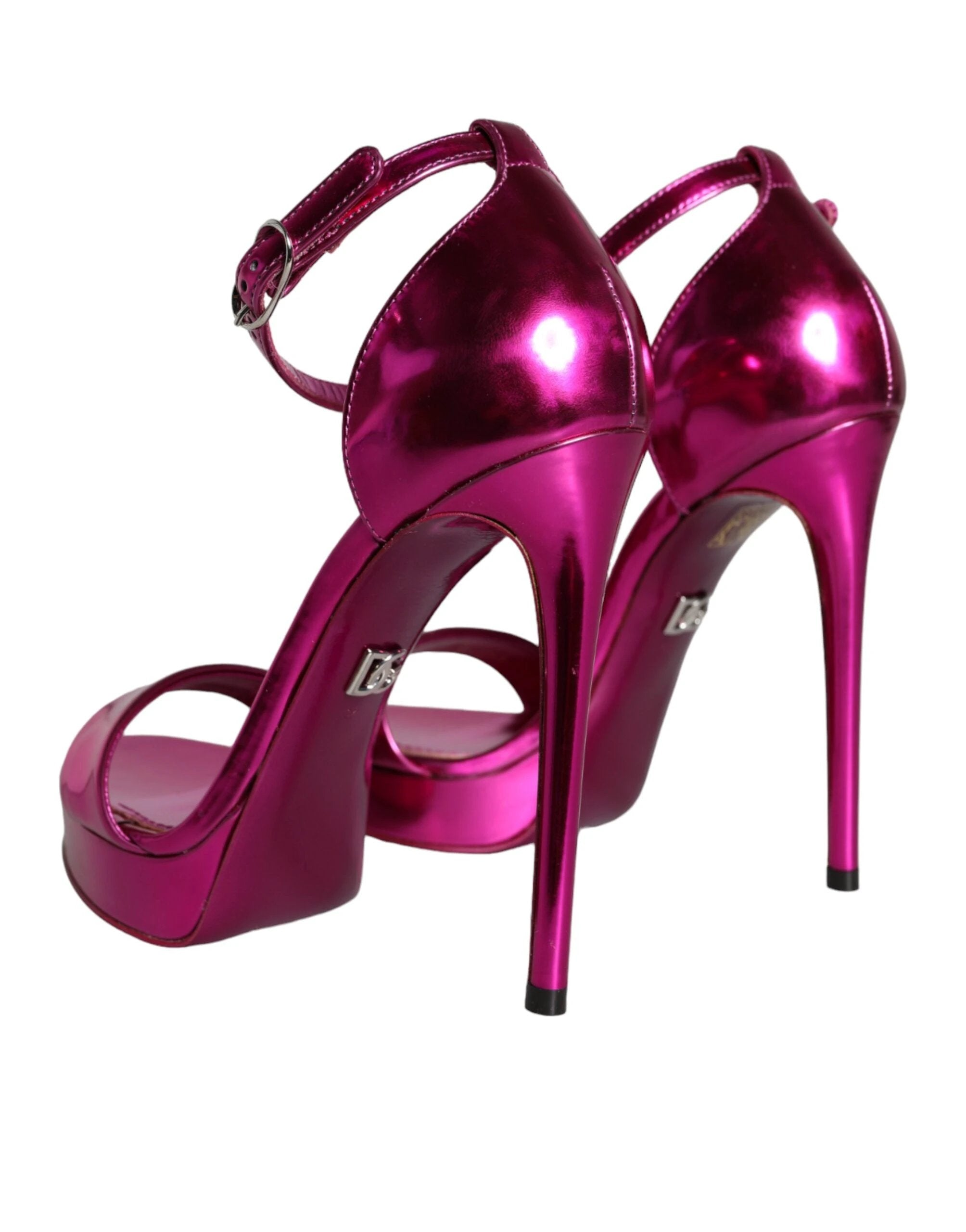 Dolce & Gabbana Fuchsia KEIRA Heels Ankle Strap Sandals Shoes by Dolce & Gabbana
