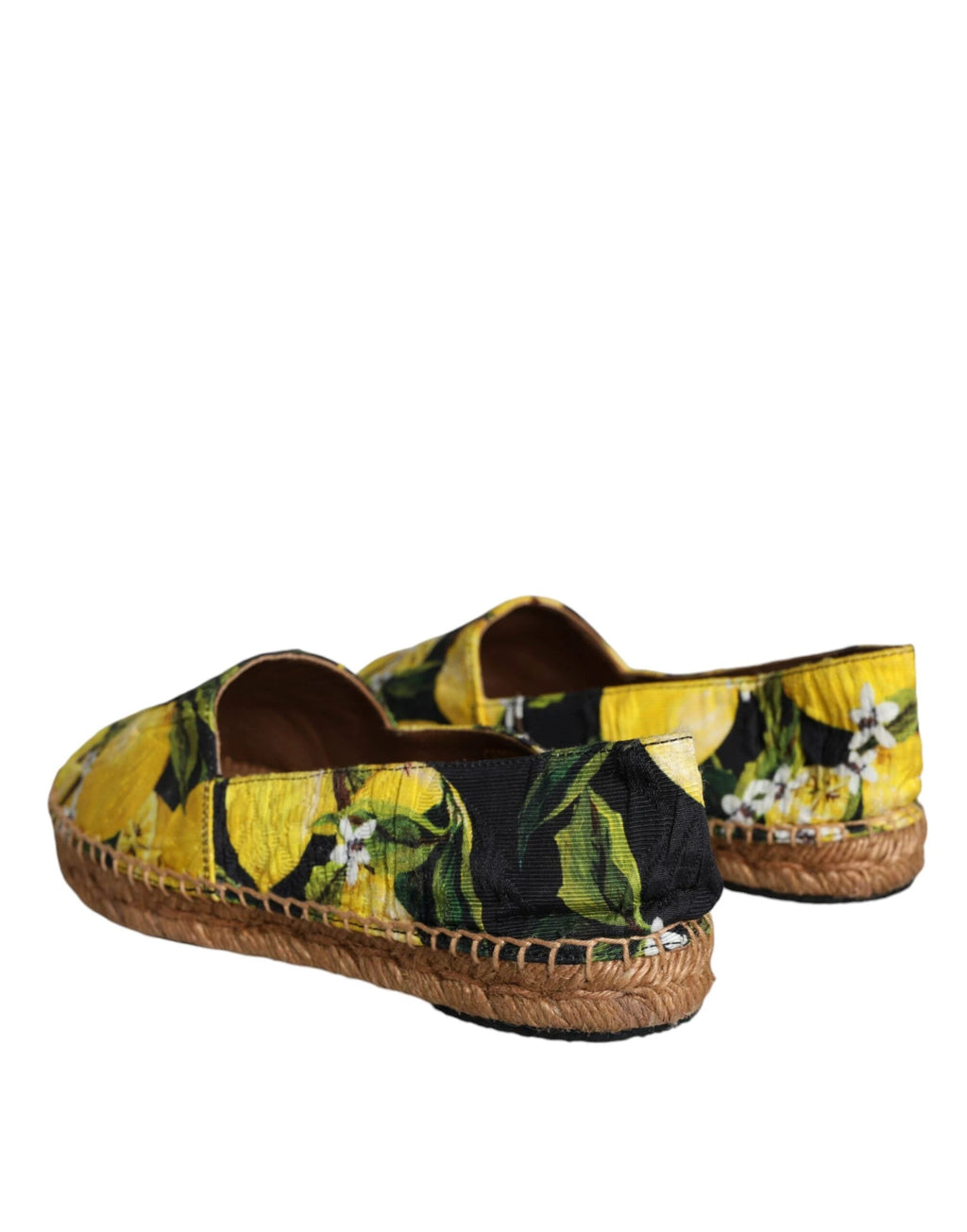 Dolce & Gabbana Multicolor Lemon Slip On Espadrilles Shoes by Dolce & Gabbana