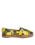 Dolce & Gabbana Multicolor Lemon Slip On Espadrilles Shoes by Dolce & Gabbana