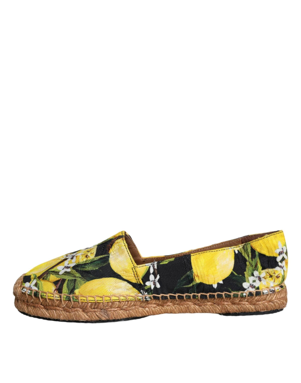 Dolce & Gabbana Multicolor Lemon Slip On Espadrilles Shoes by Dolce & Gabbana