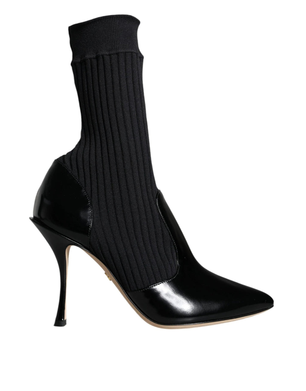 Dolce & Gabbana Black Stretch Stilettos Booties Socks Shoes by Dolce & Gabbana
