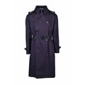 Men’s Blue Cotton Trench Coat – Aquascutum Classic Designer Coat