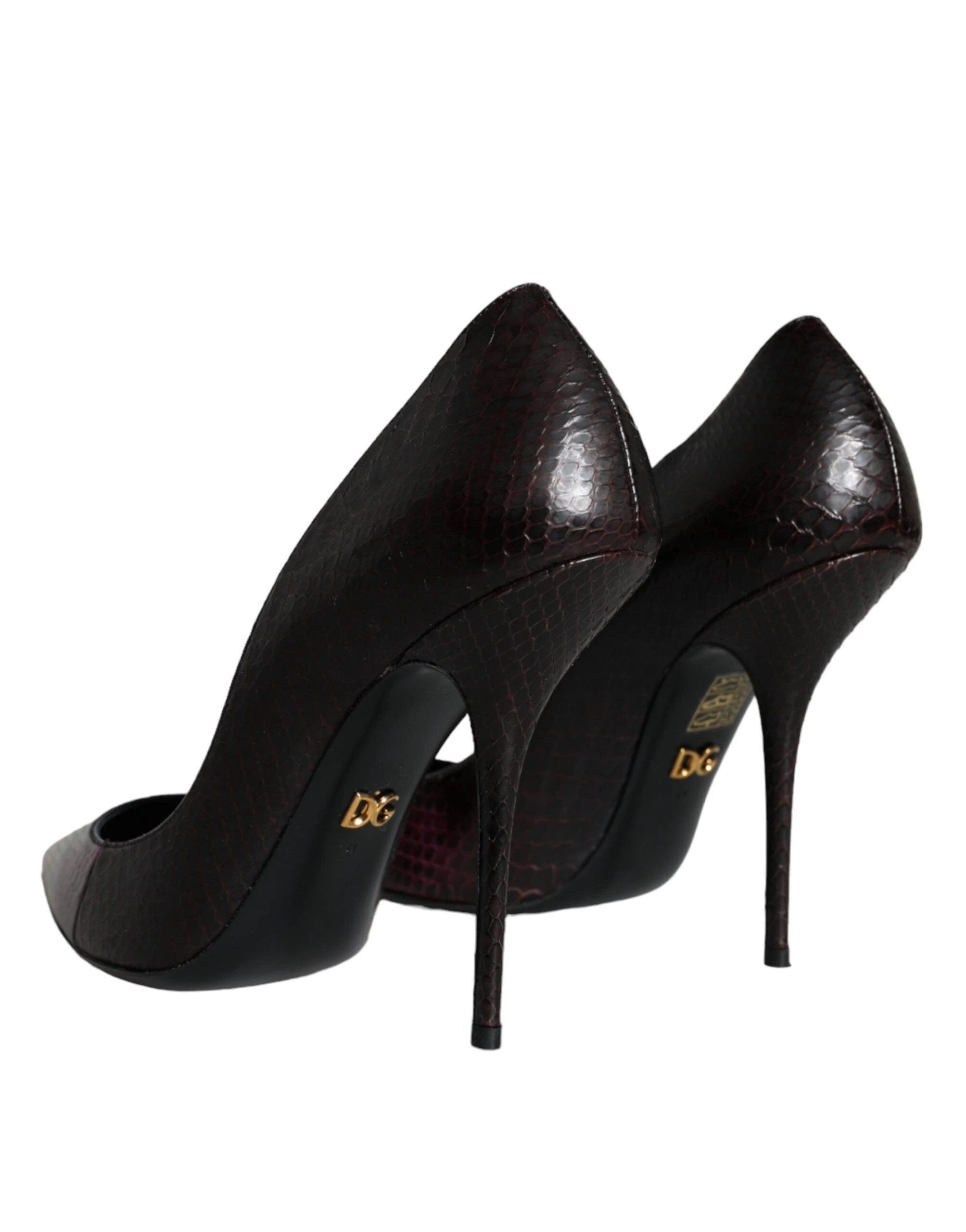 Dolce & Gabbana Multicolor Exotic Leather Heels Pumps Shoes by Dolce & Gabbana