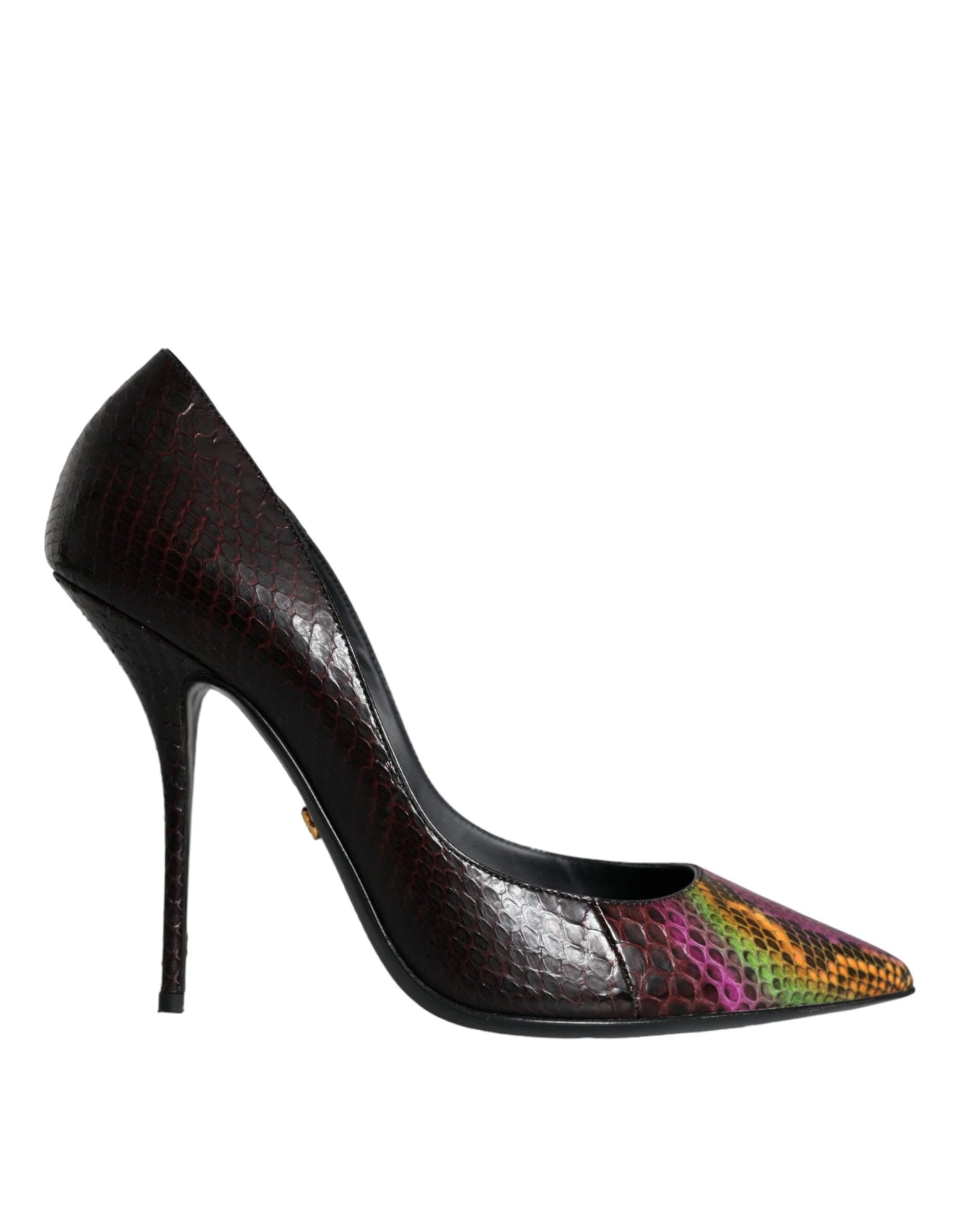 Dolce & Gabbana Multicolor Exotic Leather Heels Pumps Shoes by Dolce & Gabbana