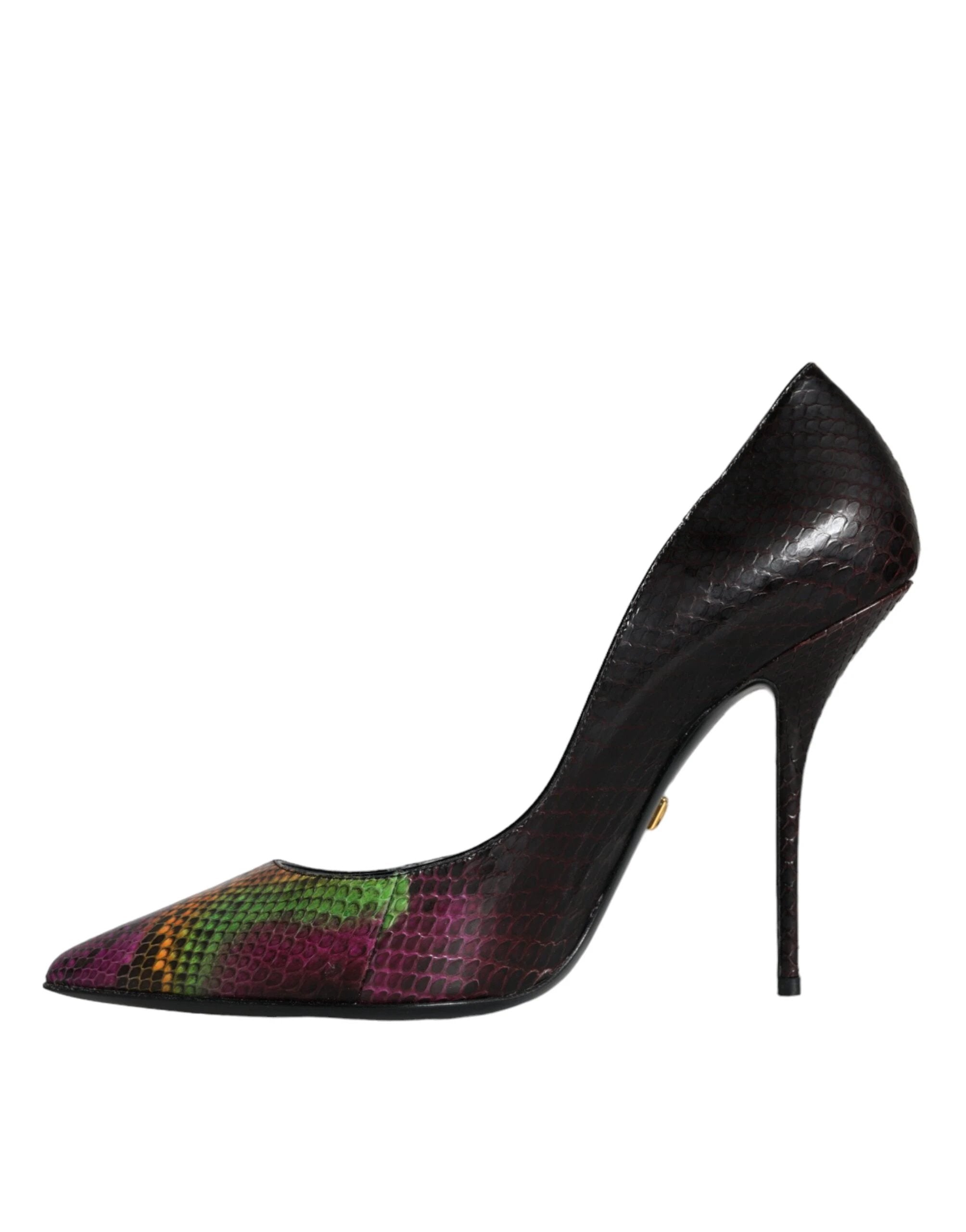 Dolce & Gabbana Multicolor Exotic Leather Heels Pumps Shoes by Dolce & Gabbana