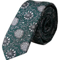 Dolce & Gabbana Green Floral Print Silk Adjustable Men Tie by Dolce & Gabbana