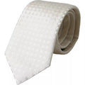 Dolce & Gabbana White Dotted Silk Classic Adjustable Men Tie by Dolce & Gabbana