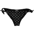 Dolce & Gabbana Black Polka Dot Swimwear Beachwear Bottom Bikini by Dolce & Gabbana