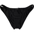 Dolce & Gabbana Black Nylon Swimwear Beachwear Bottom Bikini by Dolce & Gabbana