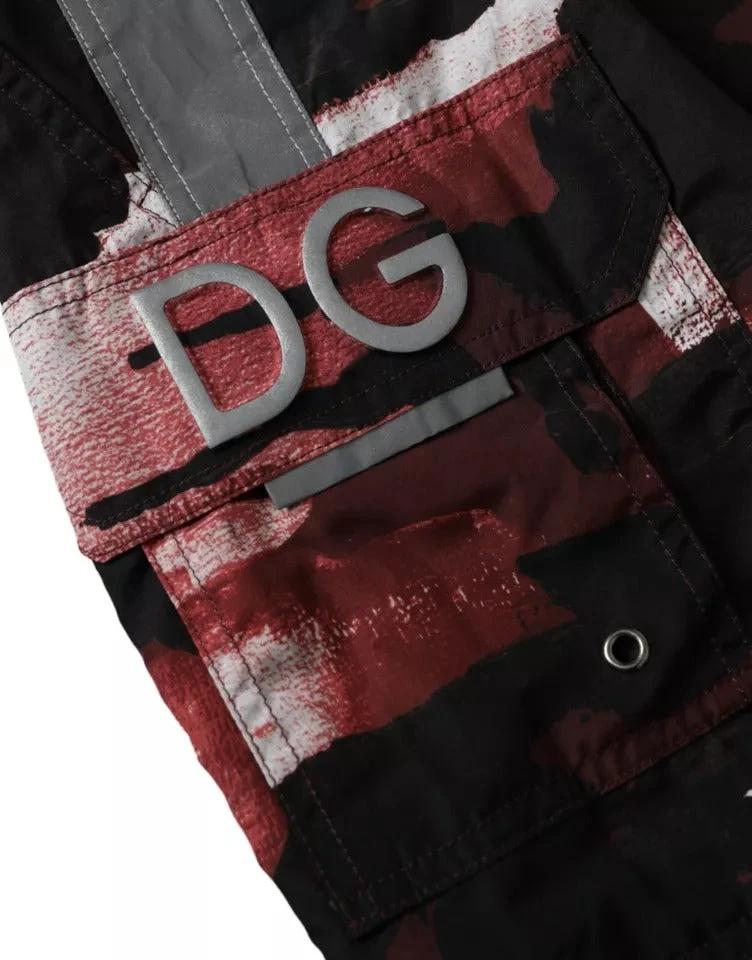 Dolce & Gabbana Multicolor Camouflage DG Logo Beachwear Shorts Swimwear by Dolce & Gabbana