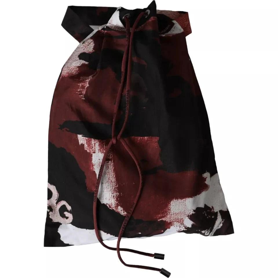 Dolce & Gabbana Multicolor Camouflage DG Logo Beachwear Shorts Swimwear by Dolce & Gabbana