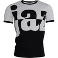 Dolce & Gabbana Black White Jazz Print Cotton Short Sleeves T-shirt by Dolce & Gabbana