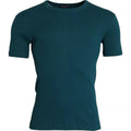 Dolce & Gabbana Blue Green Cotton Round Neck Short Sleeves T-shirt by Dolce & Gabbana